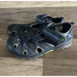 Merrell Hydro Hiker Sport Water Sandals‎ Youth Boys Size 3 Navy Green MC53375
